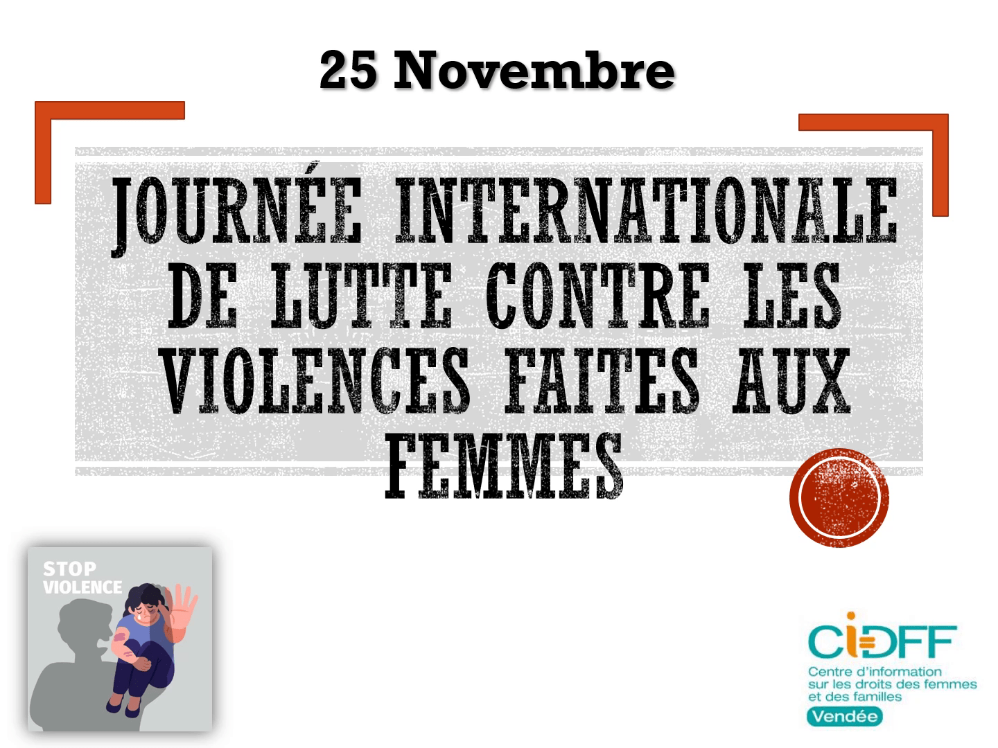 25 Novembre : Journée Internationale De Lutte Contre Les Violences ...